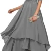 Tea Length Lace Mother of The Bride Dresses