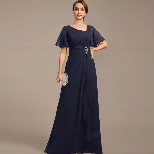 Simple A-line Mother of the Bride Dresses