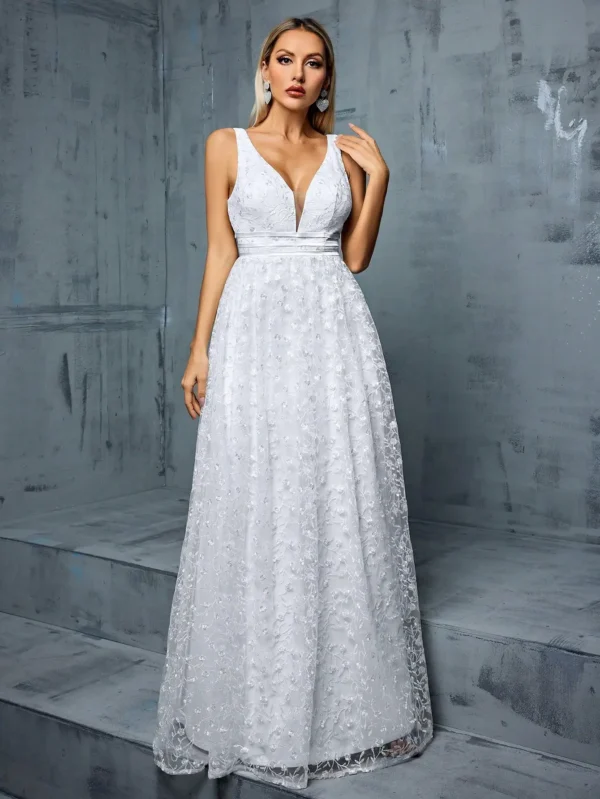 Embroidered lace big swing