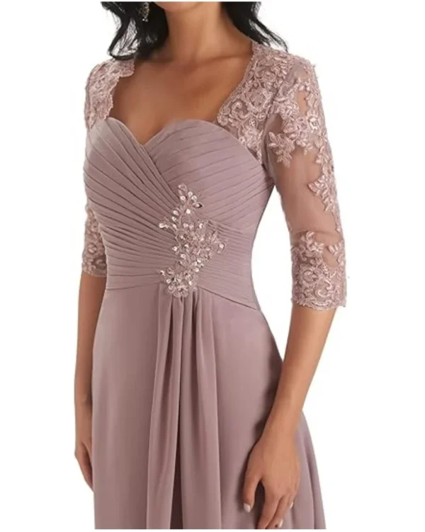 Lace Appliques Mother of The Bride Dresses