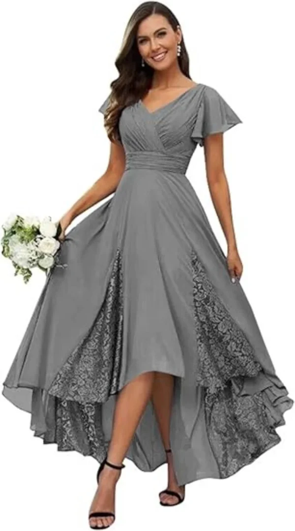 Tea Length Mother of The Bride Dresses for Wedding Lace