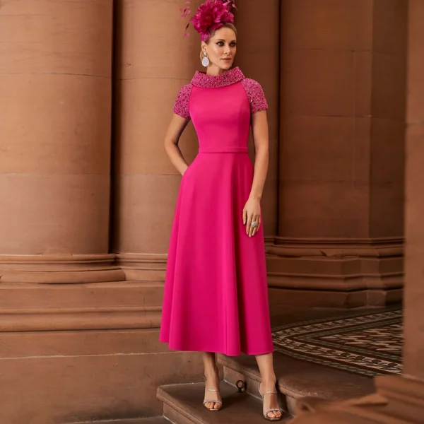 Hot Pink Mother of the Bride Dresse