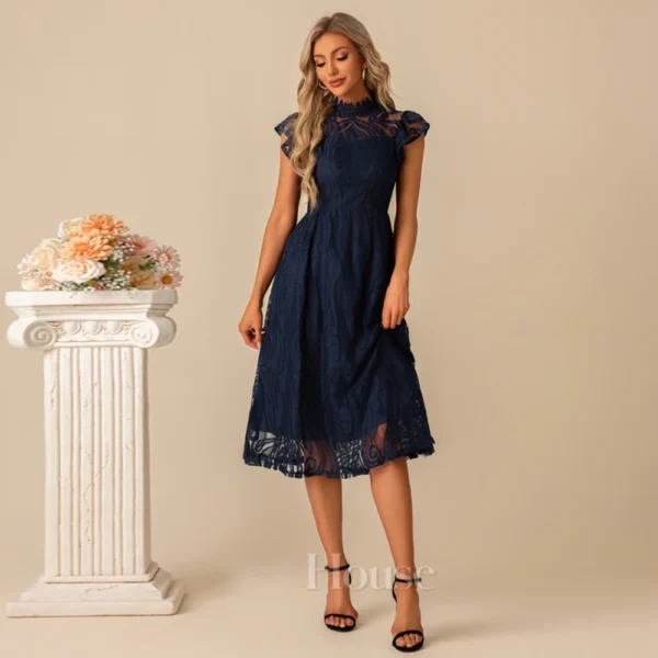 Customize Scoop Chiffon Mother of the Bride Dresses